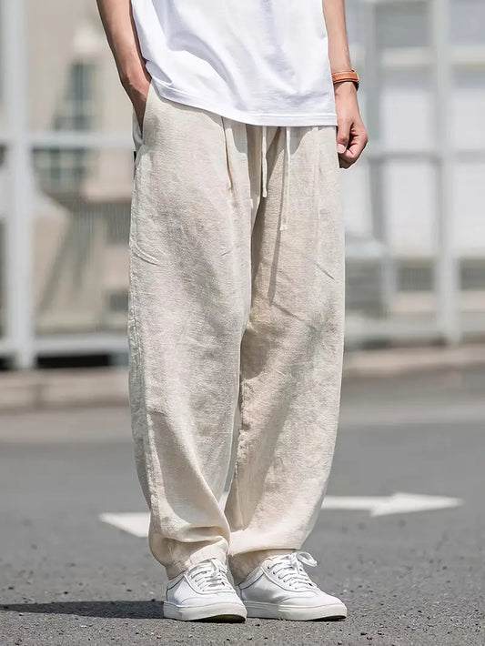 Pantalon Homme Été Léger et Confortable - LuxeStyle