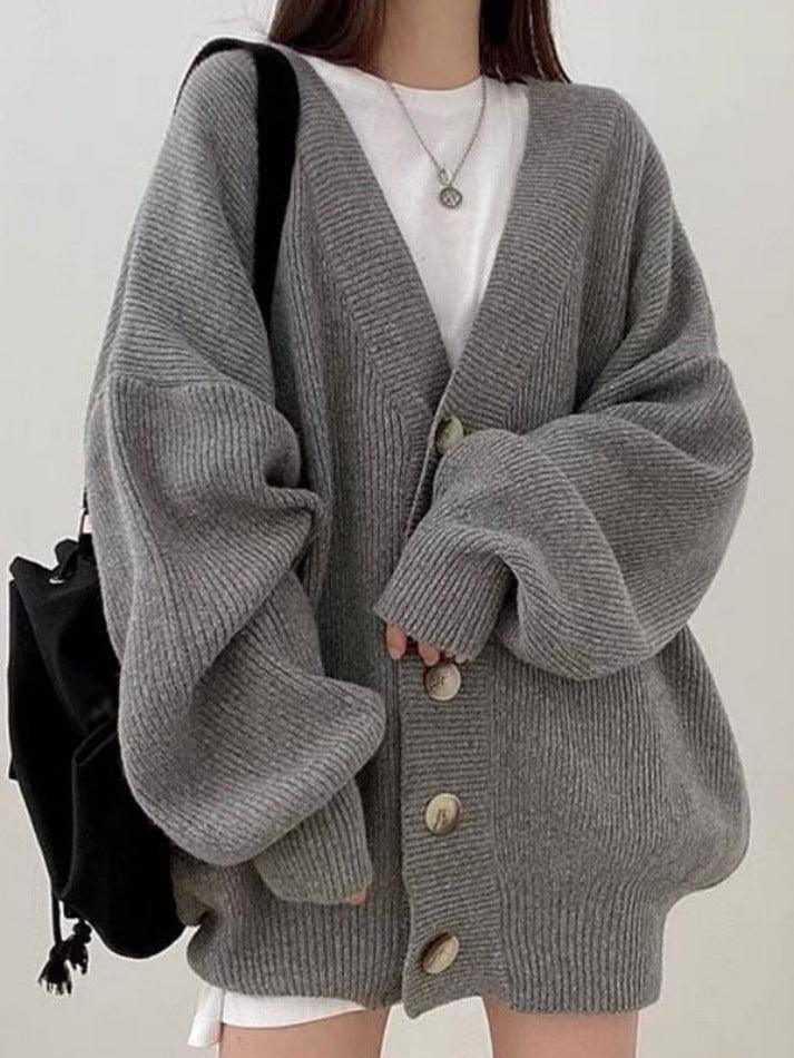 Cardigan Féminin Élégant Boutonné