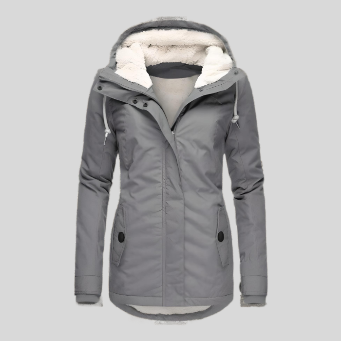 Veste hivernale féminine polaire épaisse et chaude - LuxeStyle