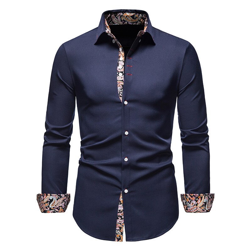 SlimElegance™ – Chemise Homme Slim-Fit en Coton Léger
