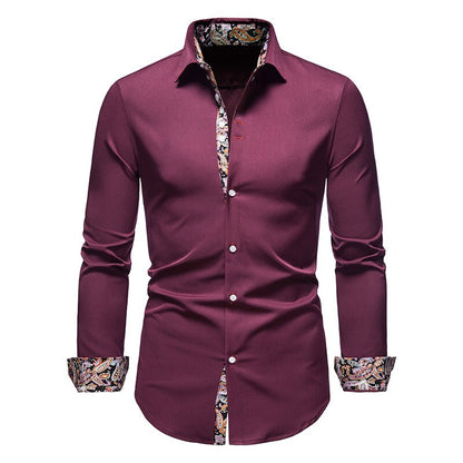SlimElegance™ – Chemise Homme Slim-Fit en Coton Léger