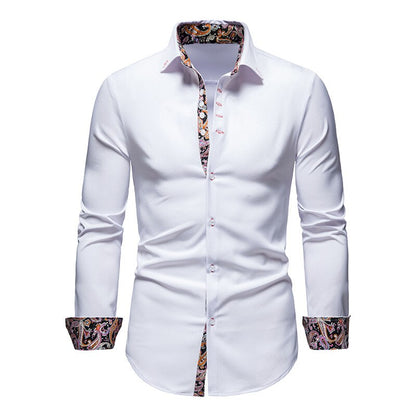 SlimElegance™ – Chemise Homme Slim-Fit en Coton Léger