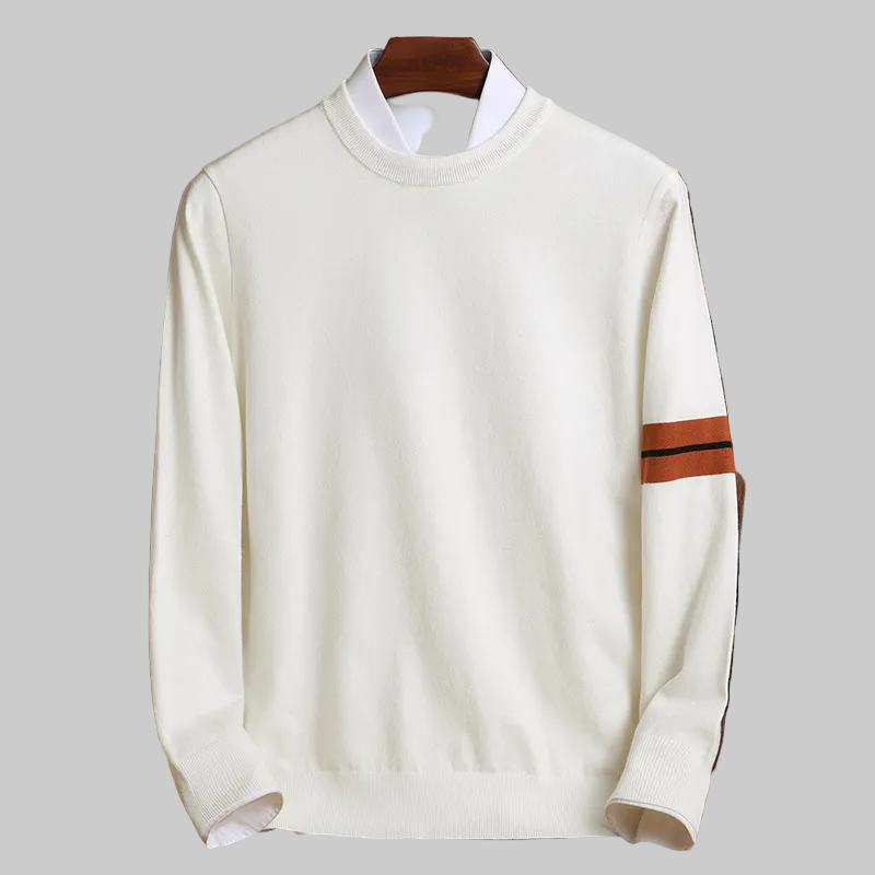 Pull Rayé Confortable Pour Homme