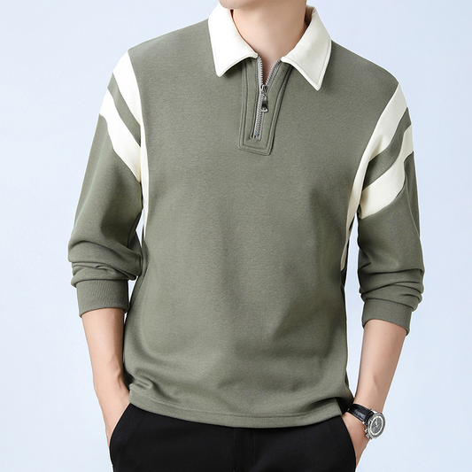 Pull Col V avec Fermeture Éclair pour Homme et Femme | Parfait pour l'Automne - LuxeStyle