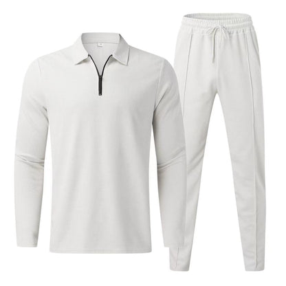 Tenue Décontractée Homme Polo Manches Longues Jogging