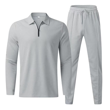 Tenue Décontractée Homme Polo Manches Longues Jogging