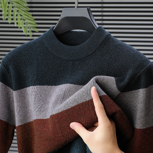 Pull Élégant Losangé pour Femme et Homme - LuxeStyle