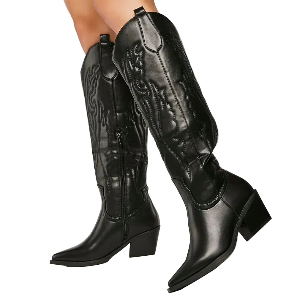 Bottes western femme à la mode - luxestyle