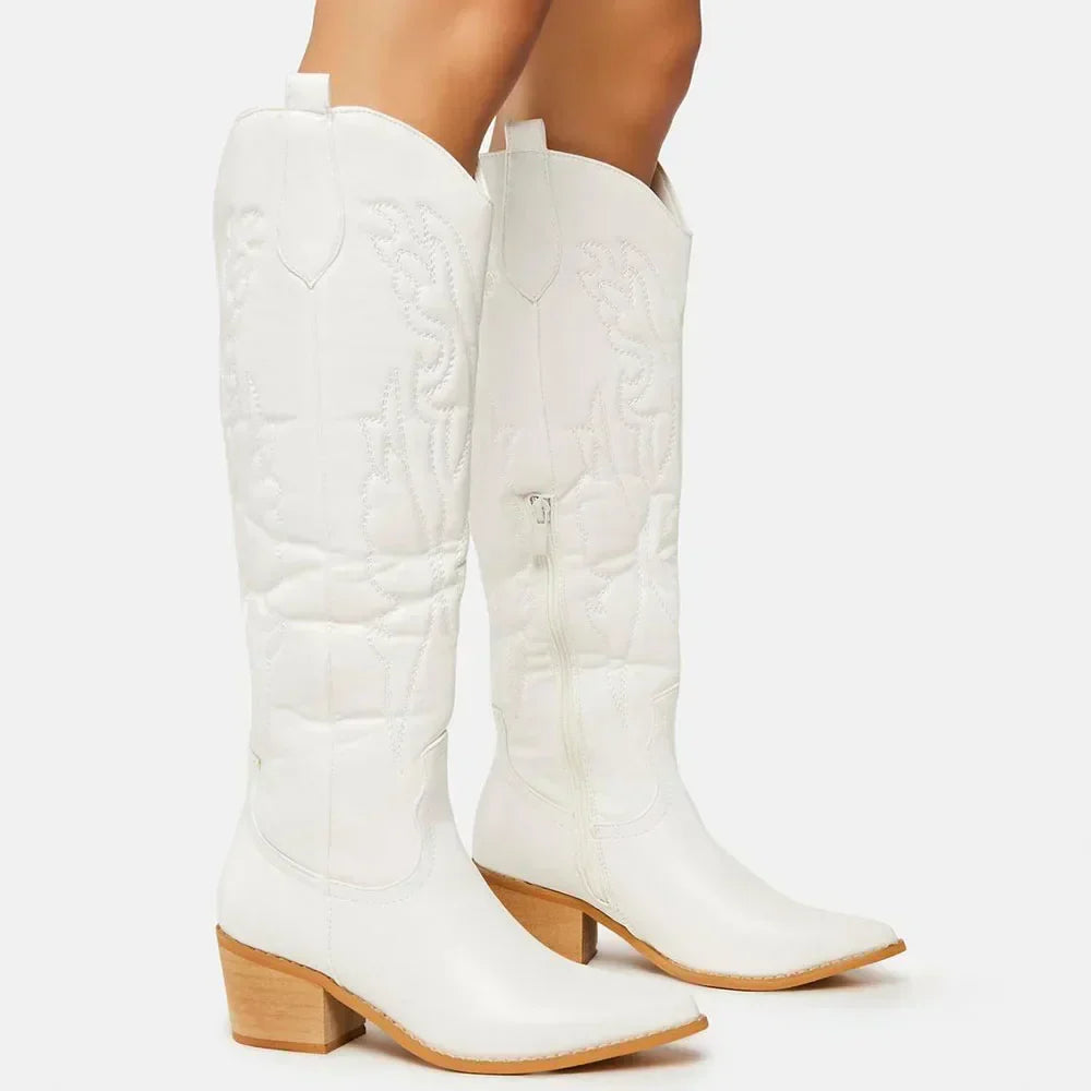 Bottes western femme à la mode