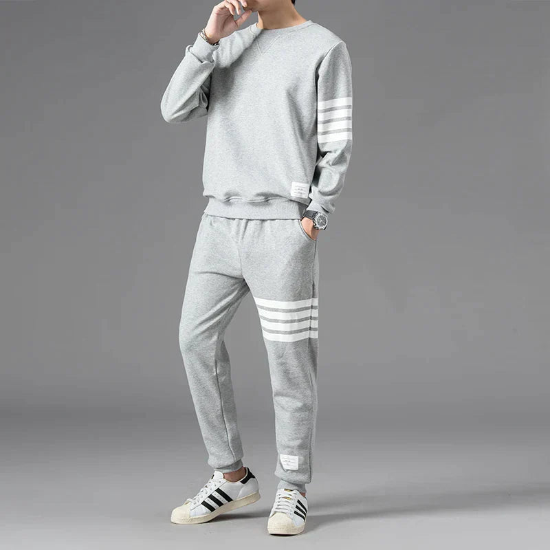Tenue Décontractée Homme Pull et Pantalon Sport - LuxeStyle