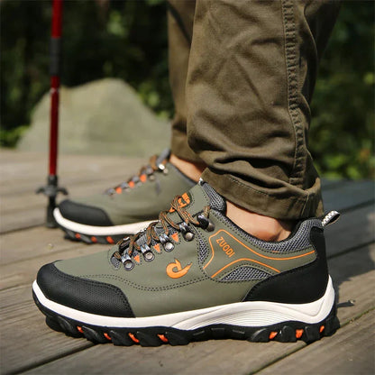Bottes de marche homme vert robustes - LuxeStyle