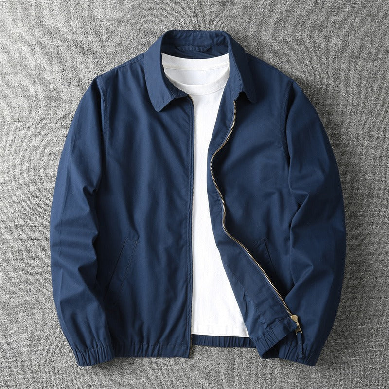 Veste Homme Mode Streetwear avec Fermeture Éclair et Coupe Détendue