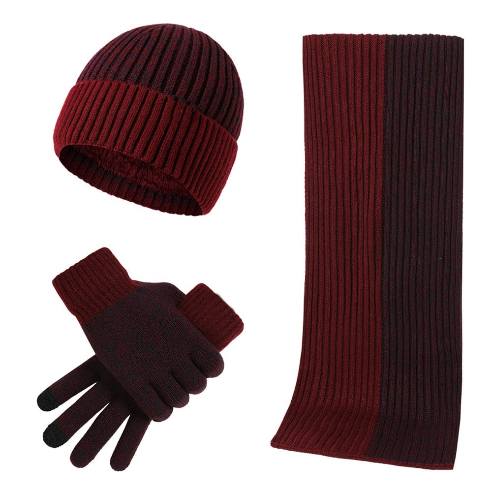 Tenue Hiver Complète avec Cagoule, Écharpe et Mains Warmes