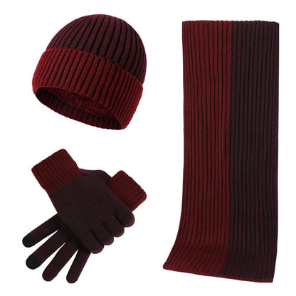 Tenue Hiver Complète avec Cagoule, Écharpe et Mains Warmes