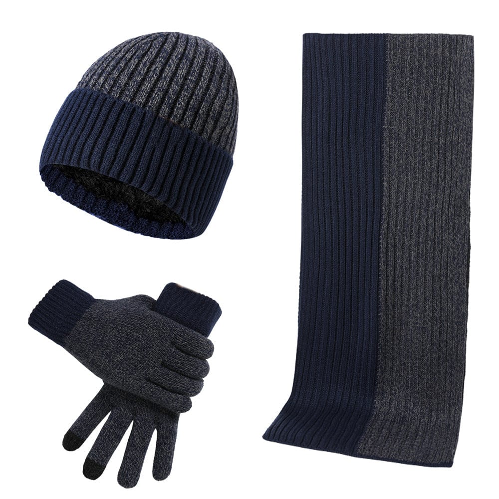 Tenue Hiver Complète avec Cagoule, Écharpe et Mains Warmes