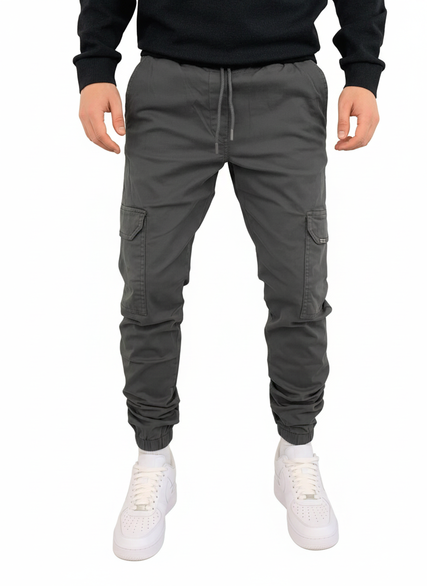 Pantalon Jogger Homme Élégant - Long avec Ceinture Élastique & Poches Pratiques