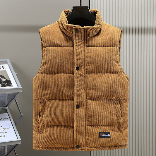Gilet en velours texturé homme élégant - luxestyle