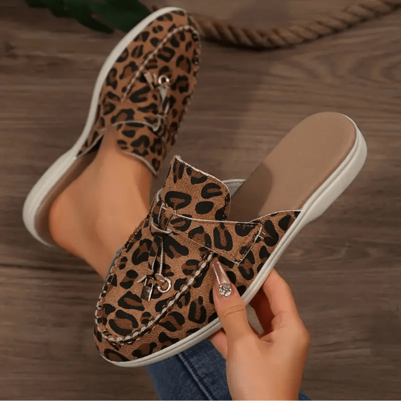 Mocassins Femmes Léopard Chic avec Semelle Confortable & Look Wild - LuxeStyle