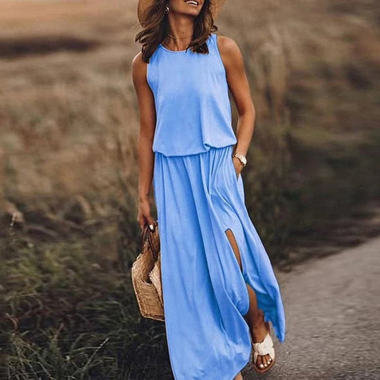 Robe Bohème Chic Longue pour Femme - LuxeStyle