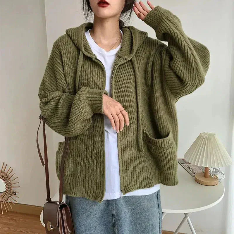 Cardigan Zippé Féminin Actuel - luxestyle