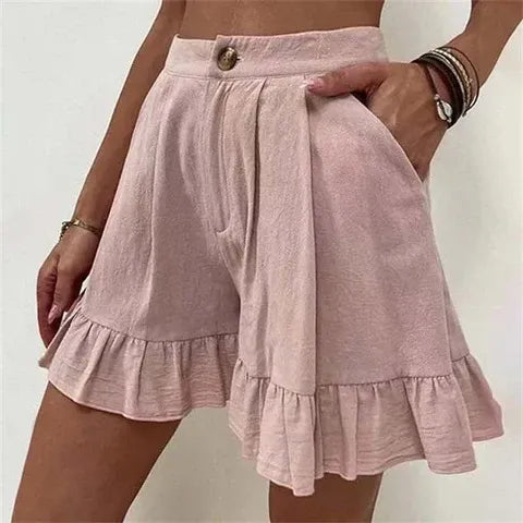 Shorts Élastiques Plissés pour Femme Été - LuxeStyle