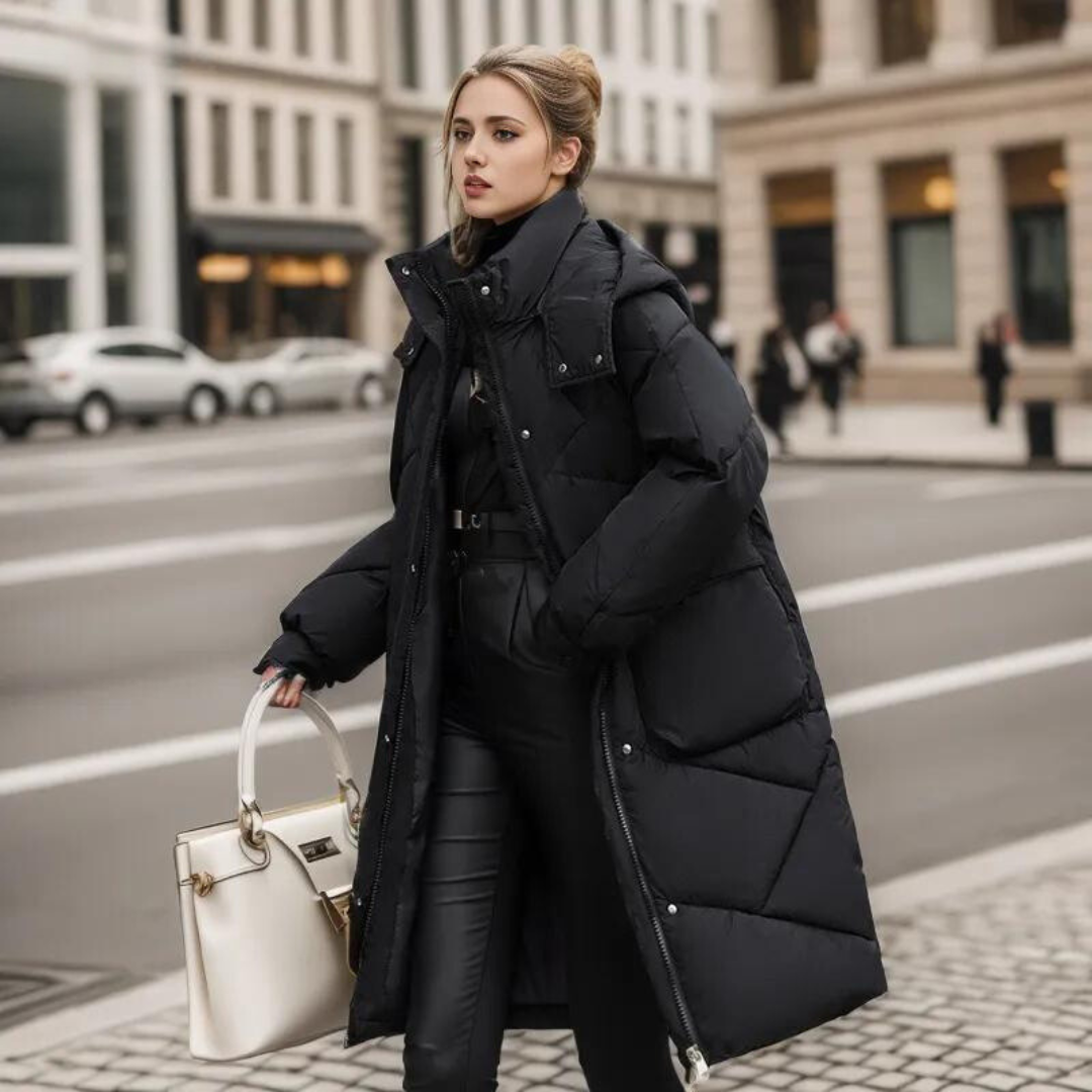 Manteau Femme Hiver Élégant à Fermeture Éclair