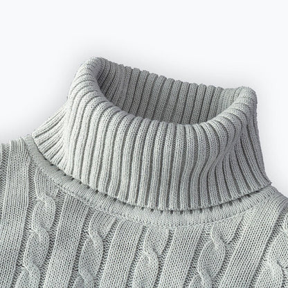 Pull Homme Hiver Col Roulé Chaud
