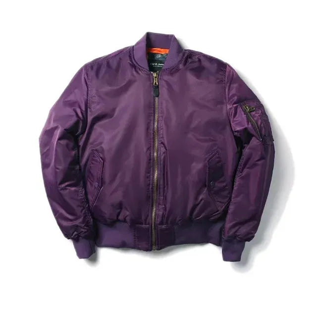 Blouson cuir épais pour adulte au look aviateur