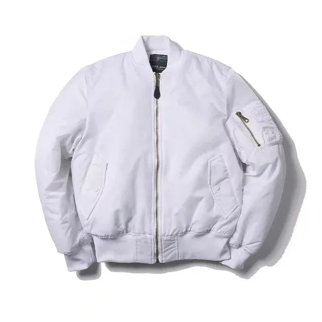 Blouson cuir épais pour adulte au look aviateur