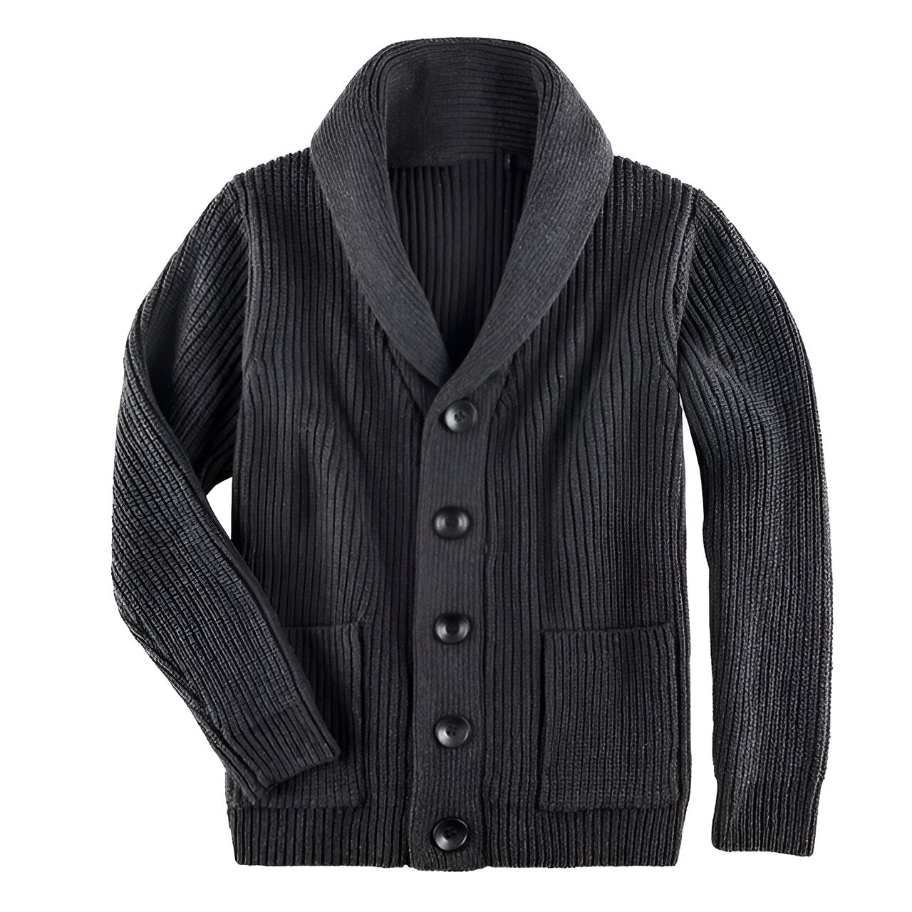 Cardigan Homme Tricoté Col V Décontracté - LuxeStyle