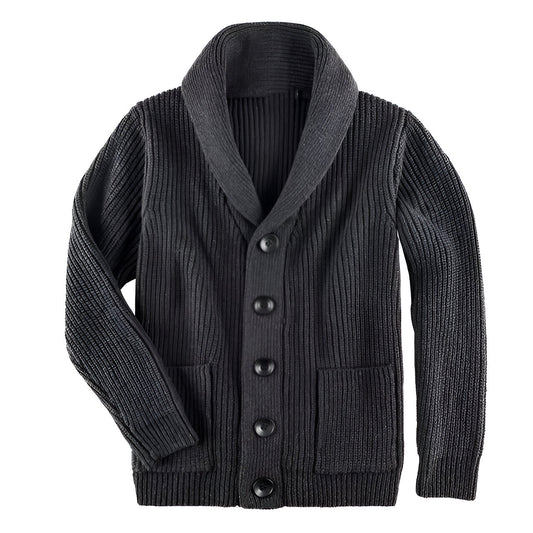 Cardigan Homme Tricoté Col V Décontracté - LuxeStyle