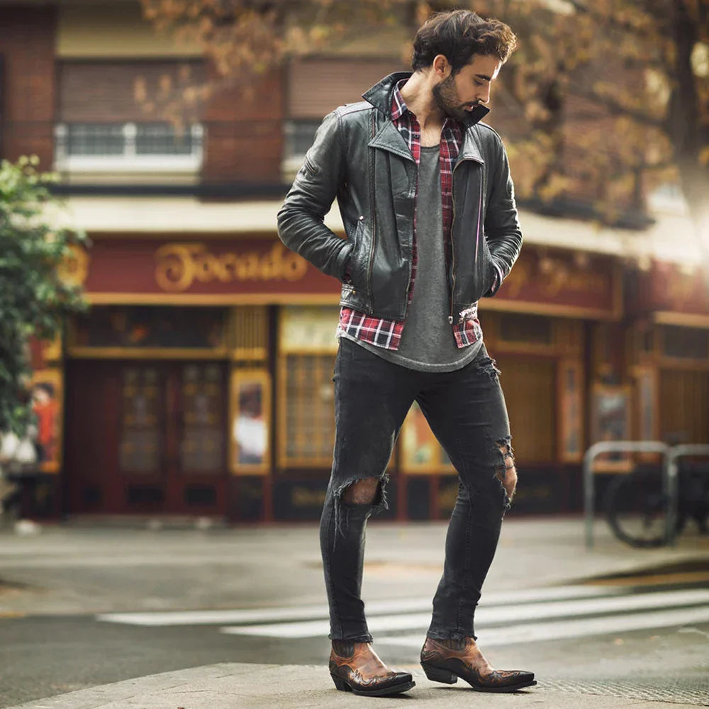 Bottes Country Chic En Cuir - luxestyle
