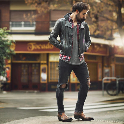 Bottes Country Chic En Cuir - luxestyle