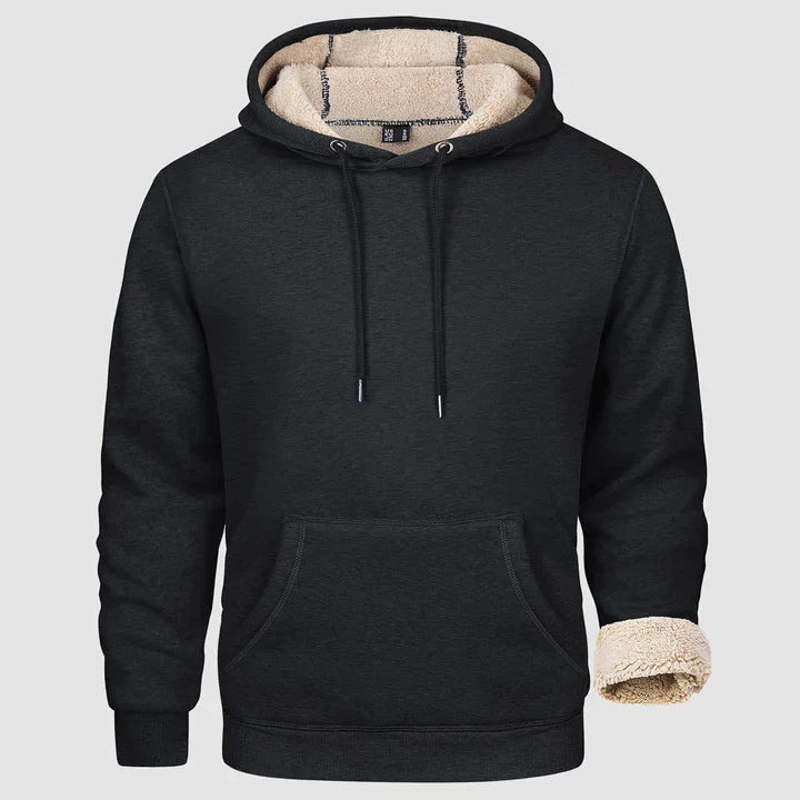 Sweat Homme Hiver Élégant À Capuche Doublé