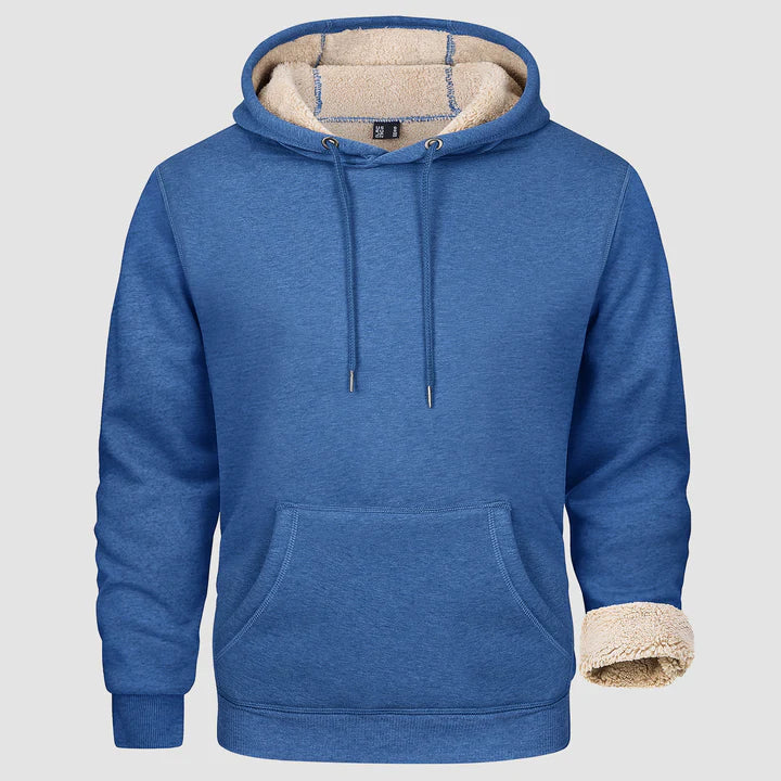 Sweat Homme Hiver Élégant À Capuche Doublé