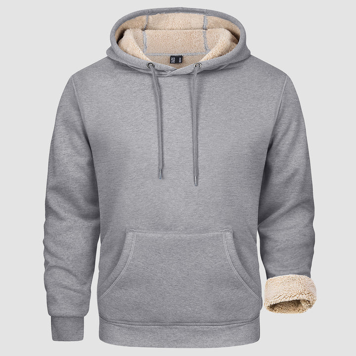 Sweat Homme Hiver Élégant À Capuche Doublé