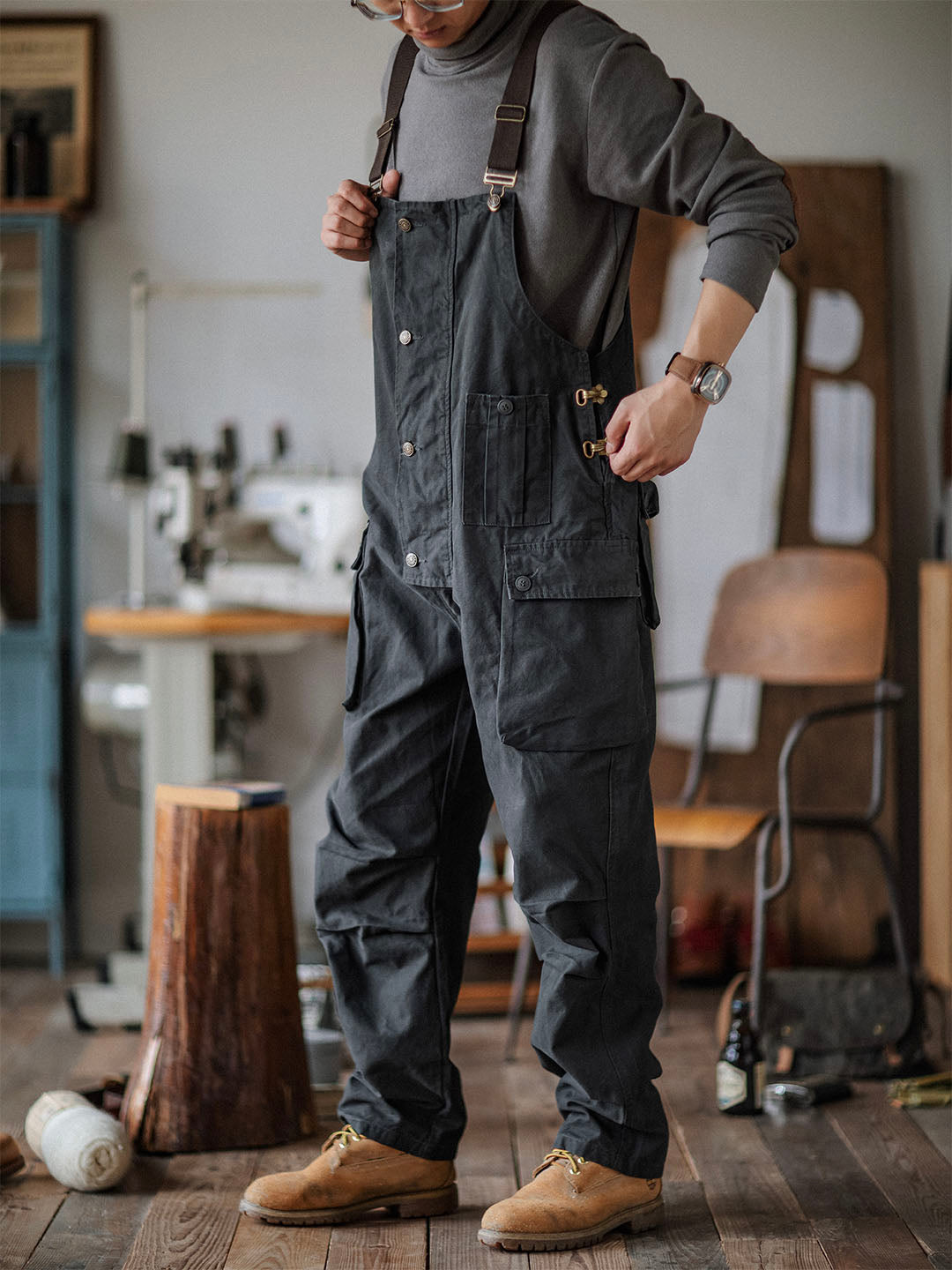 Salopette de Travail Coton Pratique pour Homme