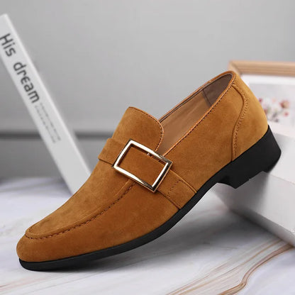 SuedeLux™ – Mocassins Homme Luxe en Daim Élégants et Confortables