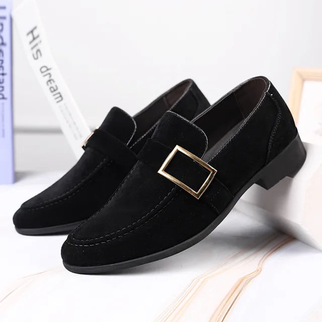 SuedeLux™ – Mocassins Homme Luxe en Daim Élégants et Confortables