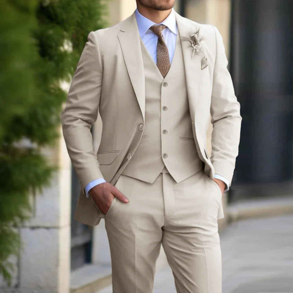 Costume Homme Élégant 3 Pièces Tailleur - LuxeStyle