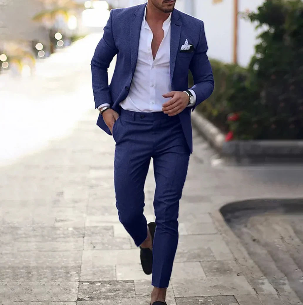 Costume Homme Élégant pour Mariage - LuxeStyle