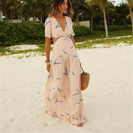 Robe de Plage Élégante pour Femme - LuxeStyle