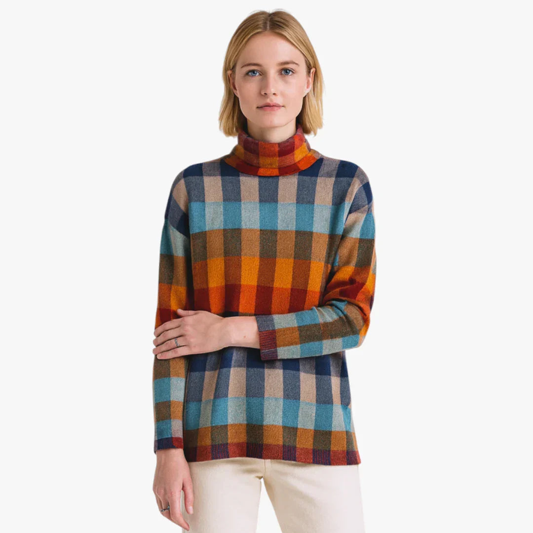 Pull Col Roulé Coloré Femme - LuxeStyle