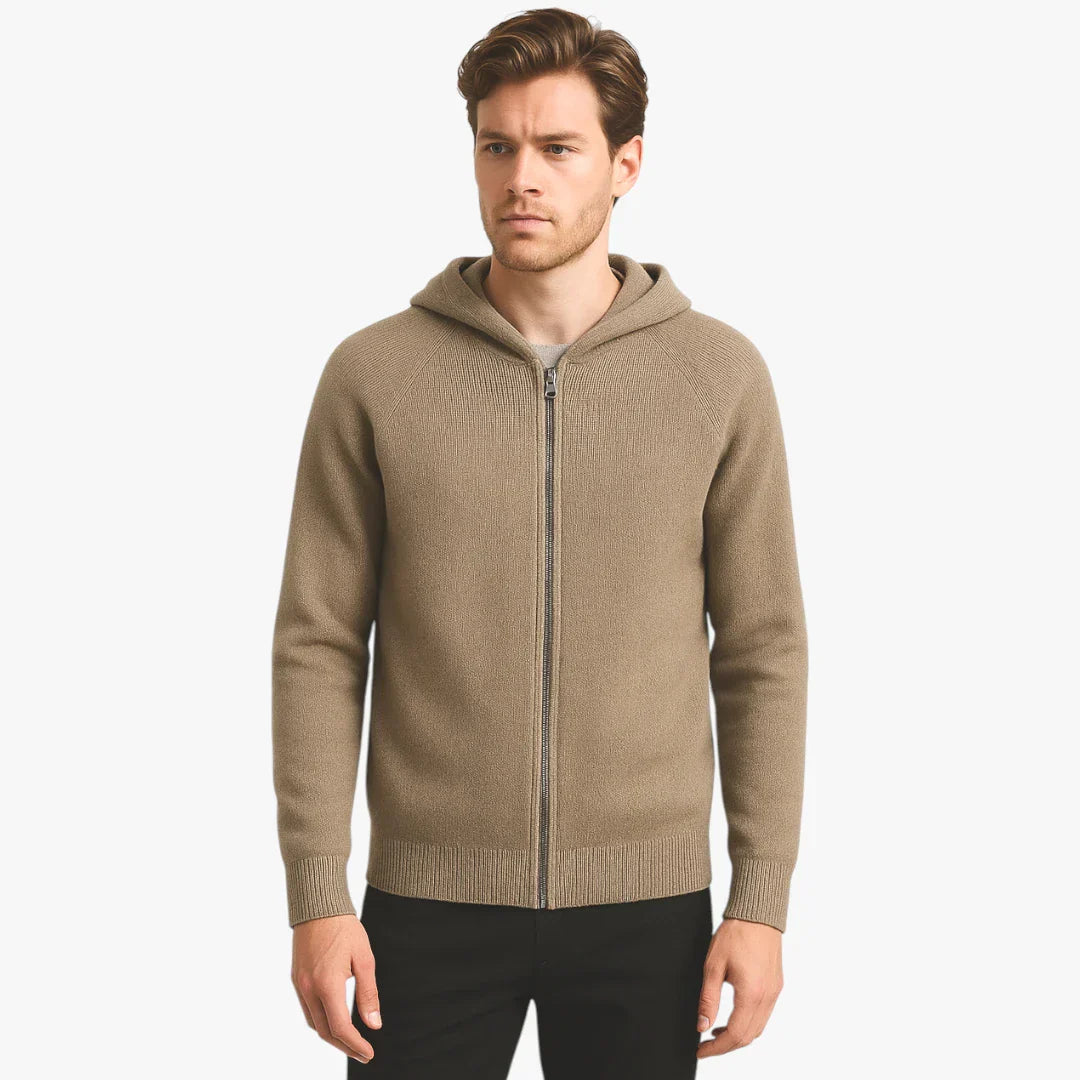 Veste en laine douce pour homme hiver - LuxeStyle