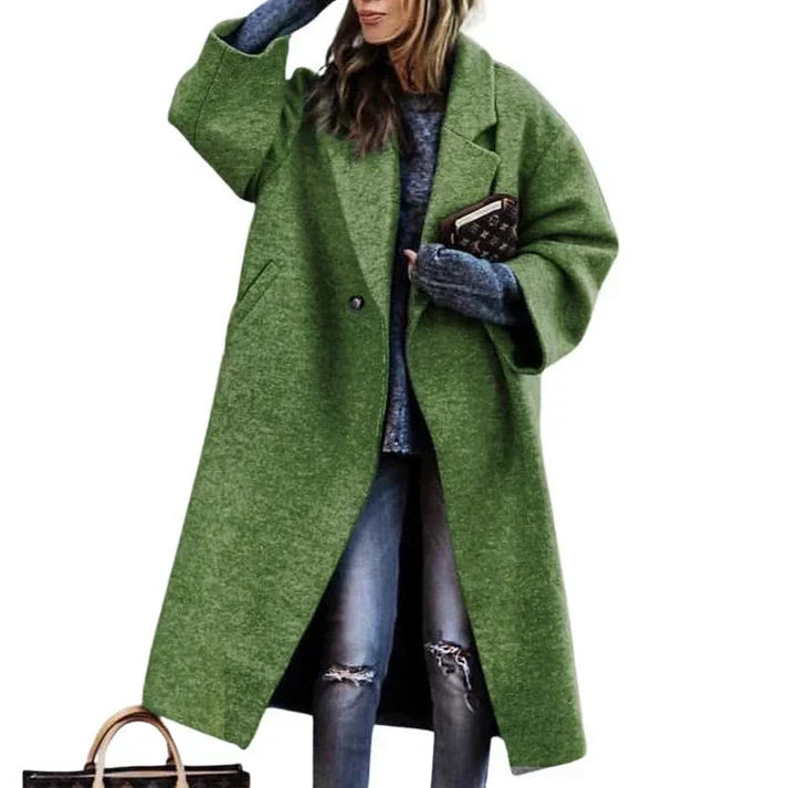 Manteau Femme Élégant à Ceinture pour Hiver
