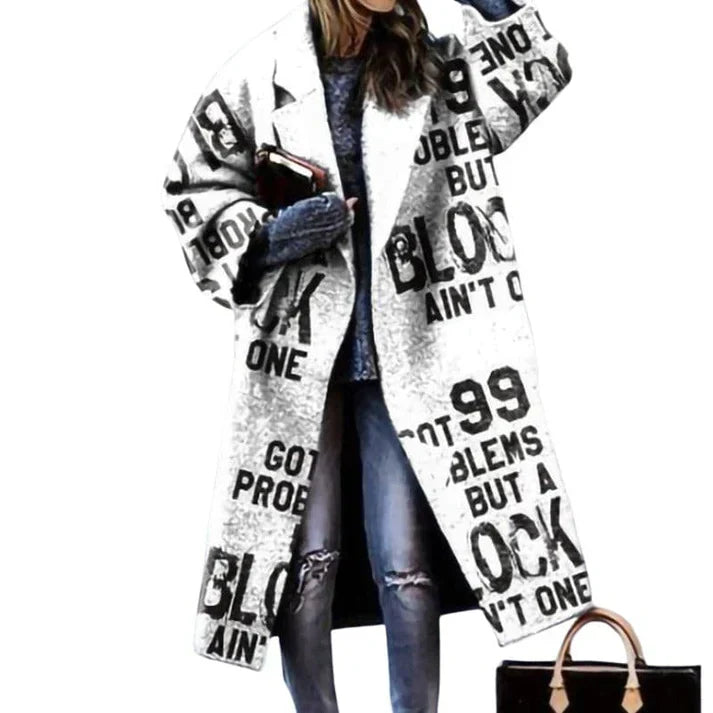 Manteau Femme Élégant à Ceinture pour Hiver