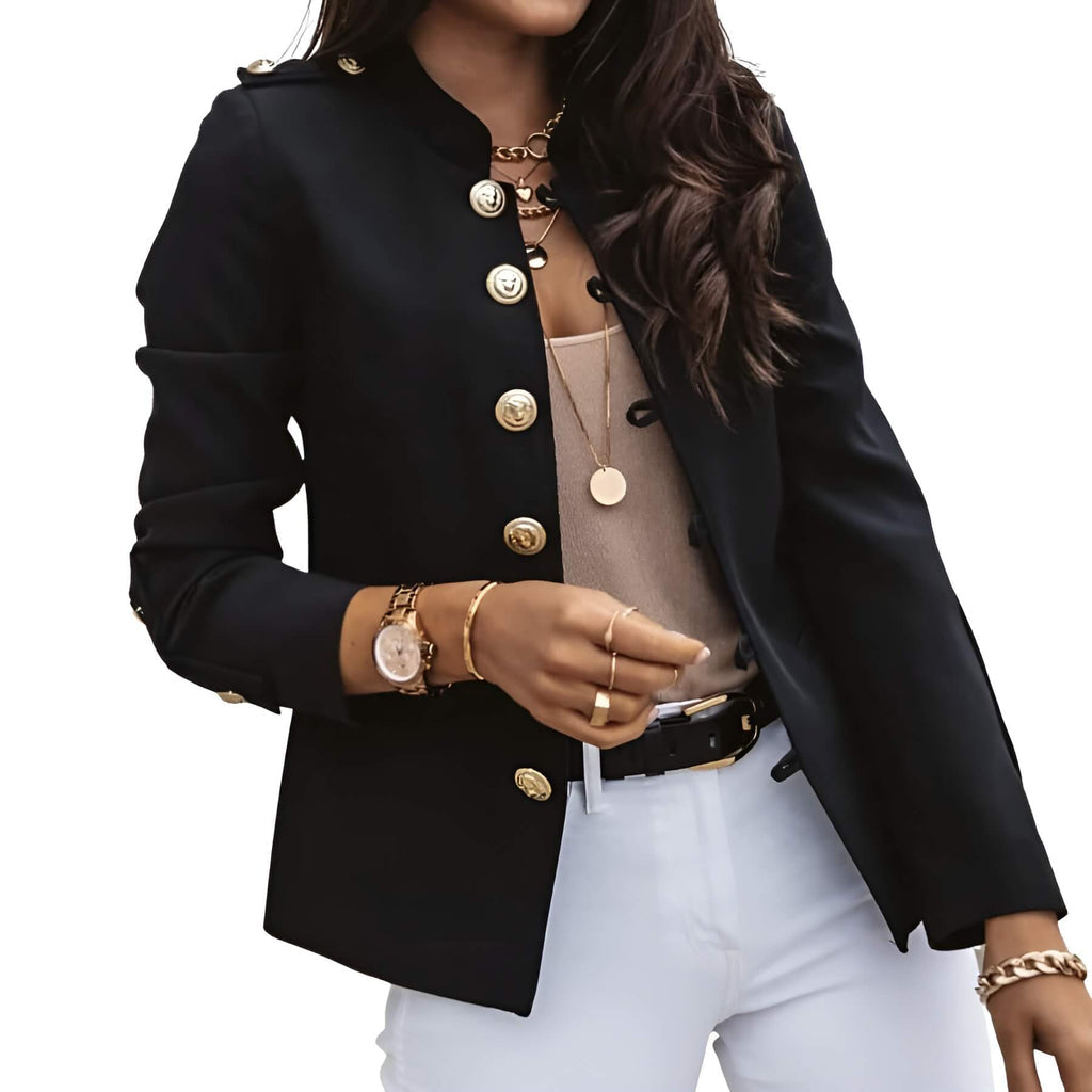 Manteau Femme Polyvalent À Fermeture Éclair - LuxeStyle