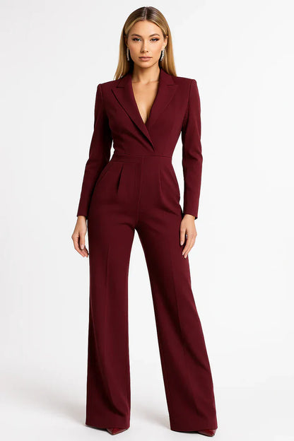 Veste Blazer Féminine Élégante à Jambes Larges