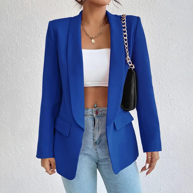 Veste Femme Rose Vif avec Sac à Chaîne Noir Élégant