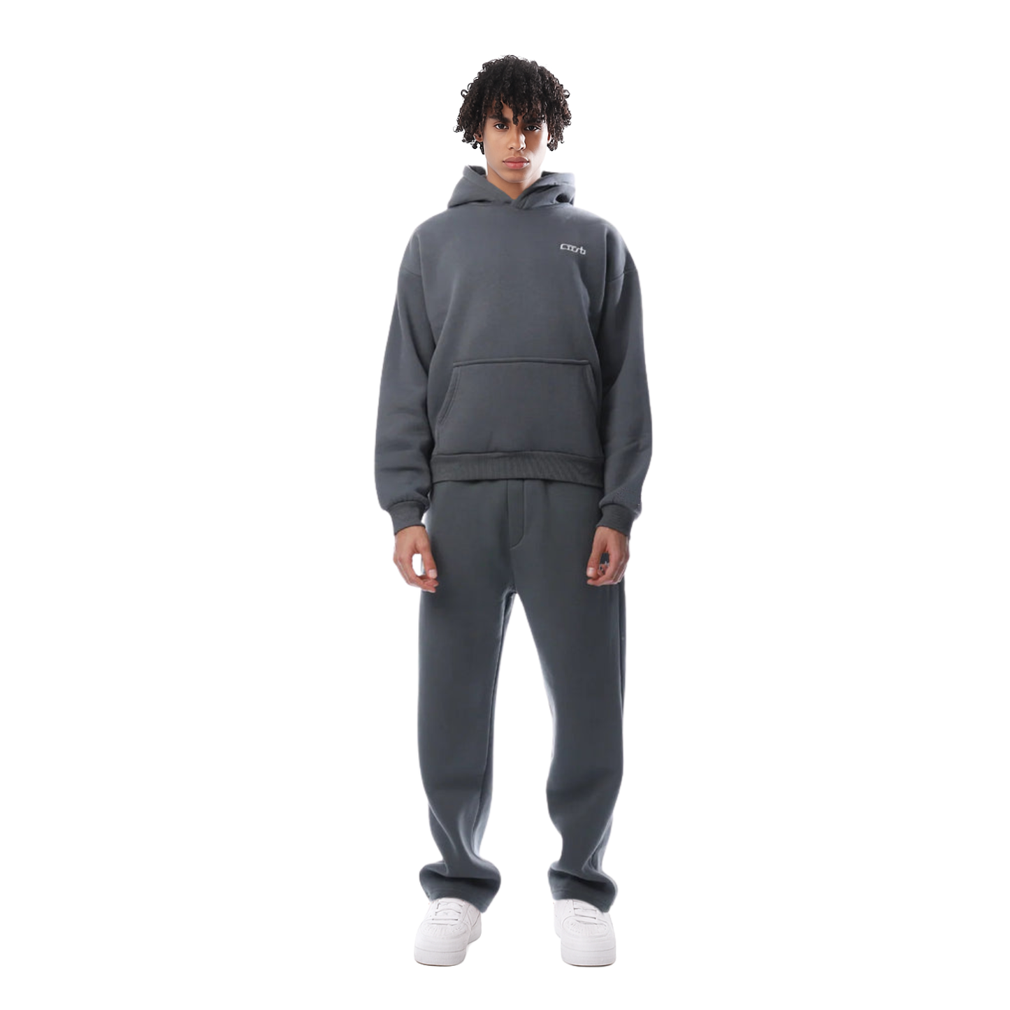 Sweat à Capuche Noir Polyvalent avec Poche Avant